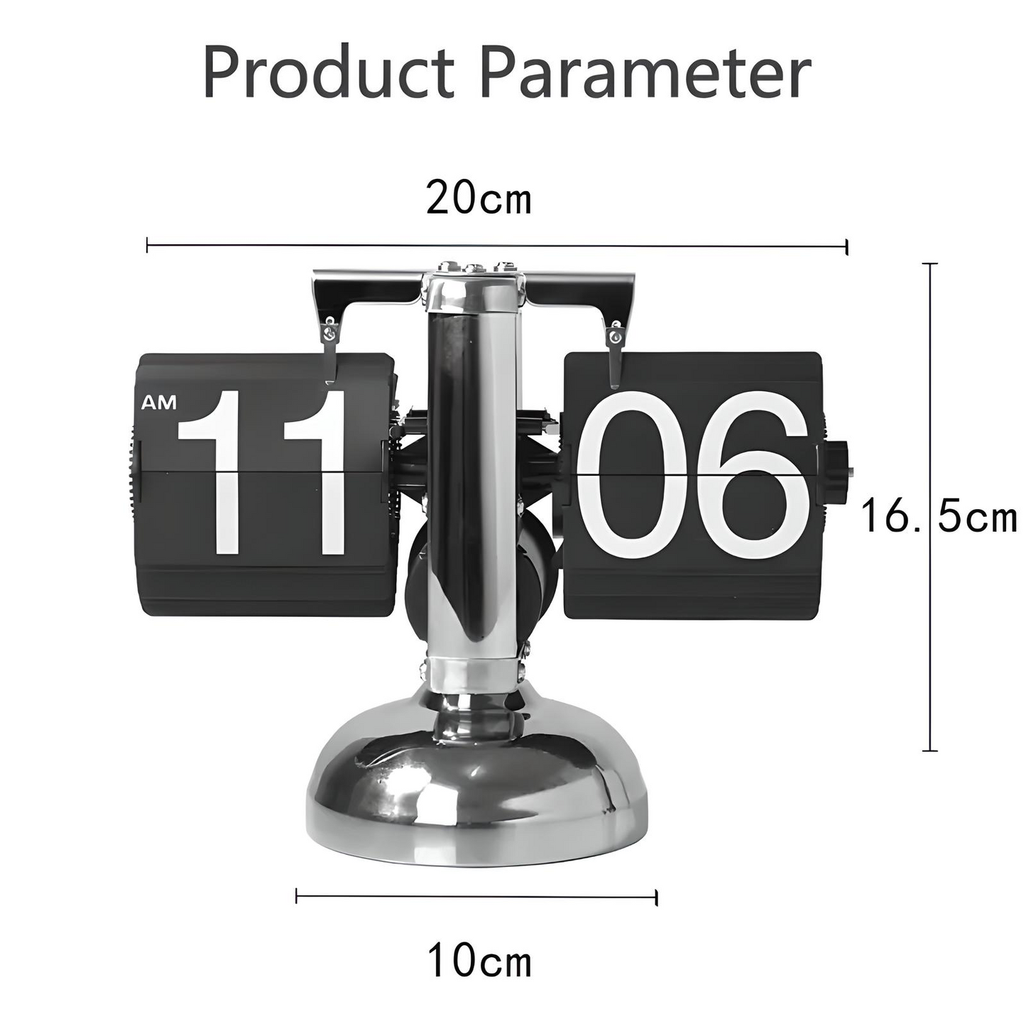 Classical Flipping Table Clock