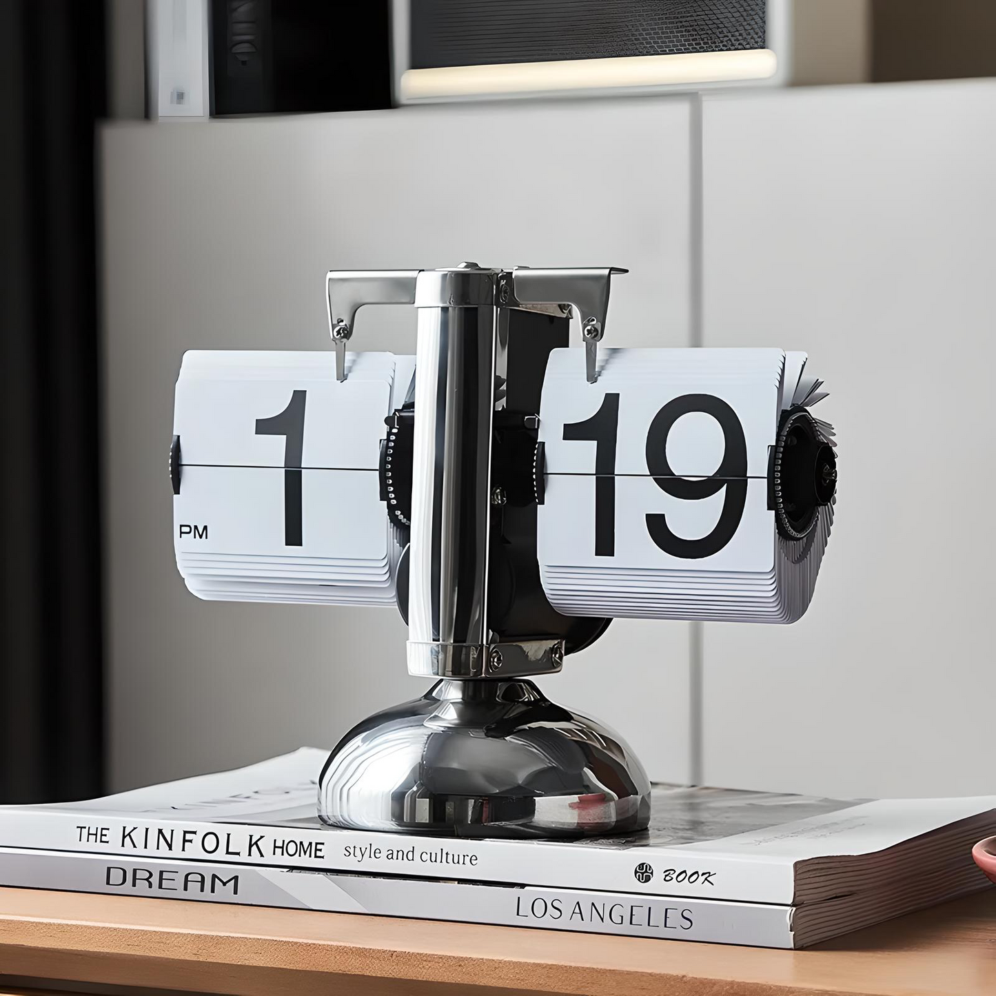 Classical Flipping Table Clock