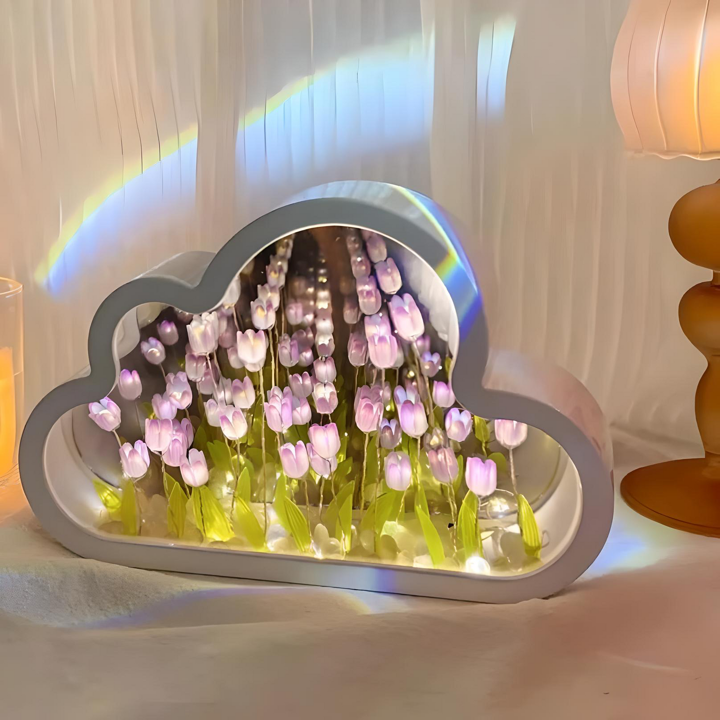 DIY Cloud Tulip LED Night Light