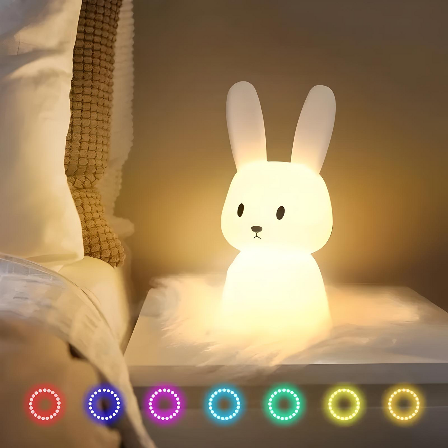 LED Rabbit Night Light